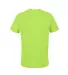 12600 Delta Apparel Adult 30/1's Soft Spun Tee 4.3 in Lime back view