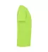 12600 Delta Apparel Adult 30/1's Soft Spun Tee 4.3 in Lime side view