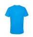 12600 Delta Apparel Adult 30/1's Soft Spun Tee 4.3 in Turquoise heather back view