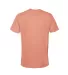 12600 Delta Apparel Adult 30/1's Soft Spun Tee 4.3 in Coral heather back view