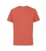 12600 Delta Apparel Adult 30/1's Soft Spun Tee 4.3 in Deep coral front view