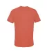 12600 Delta Apparel Adult 30/1's Soft Spun Tee 4.3 in Deep coral back view