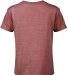 14300 Delta Apparel Juvenile 30/1's Snow Heather T RED SNOW HEATHER back view