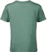 14300 Delta Apparel Juvenile 30/1's Snow Heather T in Kelly snow heather kj4 back view