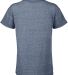 14900 Delta Apparel Youth 30/1's Snow Heather Tee DENIM SNOW HEATHER back view
