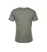 14600 Delta Apparel Adult 30/1's Snow Heather Tee in Moss snow heather back view
