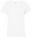 1300N Delta Apparel Girls 30/1's Tee White front view