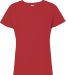 1300N Delta Apparel Girls 30/1's Tee New Red front view