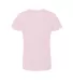 1300N Delta Apparel Girls 30/1's Tee in Soft pink back view