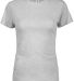 Delta Apparel 1336N Junior 30/1's Tee Athletic Heather front view