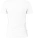 Delta Apparel 1336N Junior 30/1's Tee White back view