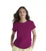 Delta Apparel 1336N Junior 30/1's Tee in Berry front view