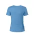 Delta Apparel 1336N Junior 30/1's Tee in Turquoise heather back view