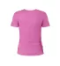 Delta Apparel 1336N Junior 30/1's Tee in Hot pink back view