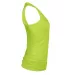1333 Delta Apparel 30/1's Junior Racerback Tank 4. in Lime side view
