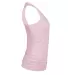 1333 Delta Apparel 30/1's Junior Racerback Tank 4. in Soft pink side view