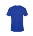 11600N Delta Apparel Adult 30/1's Fitted tee 4.3 o in Royal back view