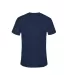 11600N Delta Apparel Adult 30/1's Fitted tee 4.3 o in Athletic navy back view