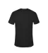 11600N Delta Apparel Adult 30/1's Fitted tee 4.3 o in Black back view