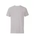 11600N Delta Apparel Adult 30/1's Fitted tee 4.3 o in Silver front view