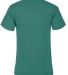 18100 Delta Apparel Adult 30/1's Athletic Fit Tee  JADE back view