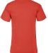 18100 Delta Apparel Adult 30/1's Athletic Fit Tee  DEEP CORAL back view