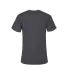18100 Delta Apparel Adult 30/1's Athletic Fit Tee  in Charcoal back view