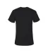 18100 Delta Apparel Adult 30/1's Athletic Fit Tee  in Jet black back view
