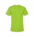 18100 Delta Apparel Adult 30/1's Athletic Fit Tee  in Lime back view