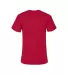 18100 Delta Apparel Adult 30/1's Athletic Fit Tee  in New red back view
