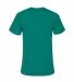 18100 Delta Apparel Adult 30/1's Athletic Fit Tee  in Jade back view