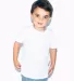 YC1040 Cotton Heritage Youth Cotton Crew T-Shirt in White front view