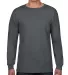 784AN Anvil Midweight Long-Sleeve T-Shirt CHARCOAL front view