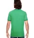 988AN Anvil Ringer T-Shirt in H gr/ tr kly grn back view