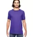 988AN Anvil Ringer T-Shirt in H purple/ tr pur front view