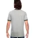 988AN Anvil Ringer T-Shirt in H gr/ tr h dk gr back view