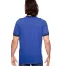 988AN Anvil Ringer T-Shirt in H blue/ tr navy back view