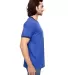 988AN Anvil Ringer T-Shirt in H blue/ tr navy side view