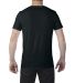 351 Anvil 3.2 oz. Featherweight Short-Sleeve T-Shi Black back view