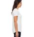 6750L Anvil Ladies' Triblend Scoop Neck T-Shirt WHITE side view