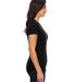 6750L Anvil Ladies' Triblend Scoop Neck T-Shirt BLACK side view