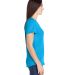 6750L Anvil Ladies' Triblend Scoop Neck T-Shirt HTH CARIB BLUE side view