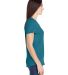 6750L Anvil Ladies' Triblend Scoop Neck T-Shirt HTH GALAP BLUE side view