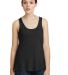 Alternative Apparel AA5054 Backstage 50/50 Tank BLACK front view