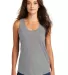 DM138L District Made Ladies Perfect Tri-Blend Race Grey Frost front view