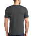 DM130 District Made Mens Perfect Tri-Blend Crew Te Charcoal back view