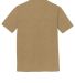 DM130 District Made Mens Perfect Tri-Blend Crew Te in Coytebrnhr backFlat view