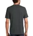DM130 District Made Mens Perfect Tri-Blend Crew Te in Black frost back view