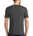 DM130 District Made Mens Perfect Tri-Blend Crew Te in Charcoal back view