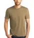 DM130 District Made Mens Perfect Tri-Blend Crew Te in Coytebrnhr front view